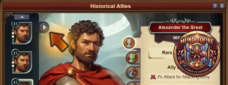Aliados Históricos Nueva interfaz