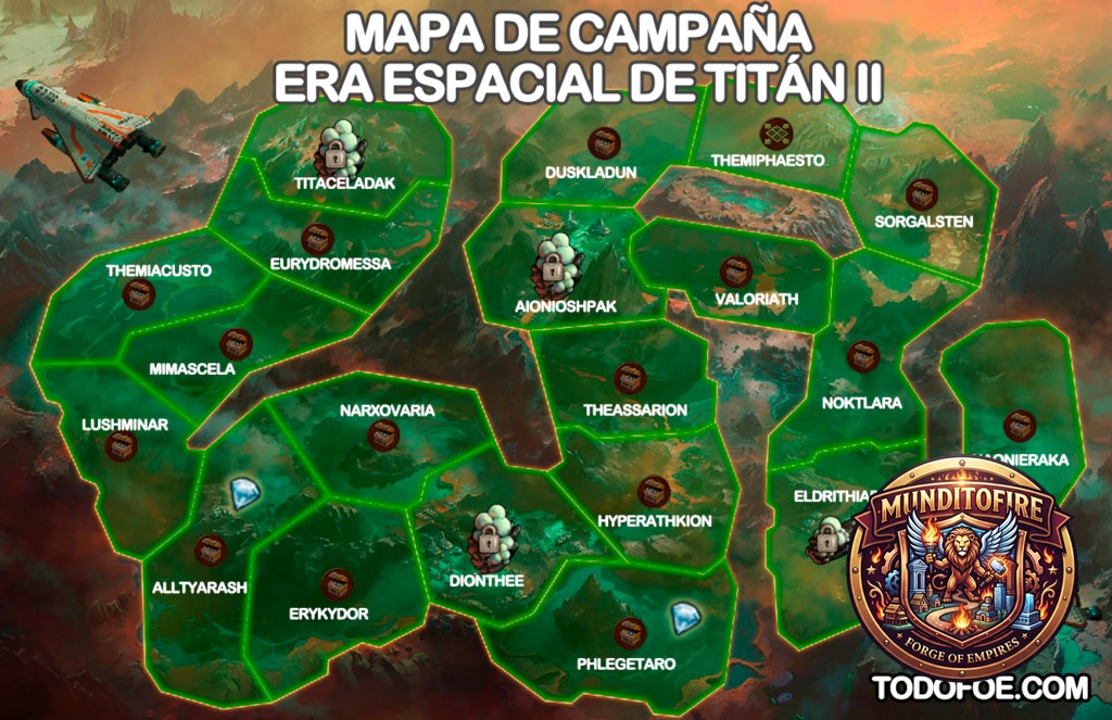 Era Espacial de Titán Mapa de Campaña Parte II Era Espacial de Titán Mapa de Campaña Parte II