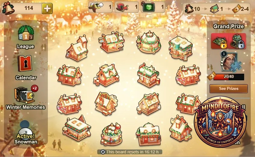 Evento Invierno 2025 Beta Super Tablero