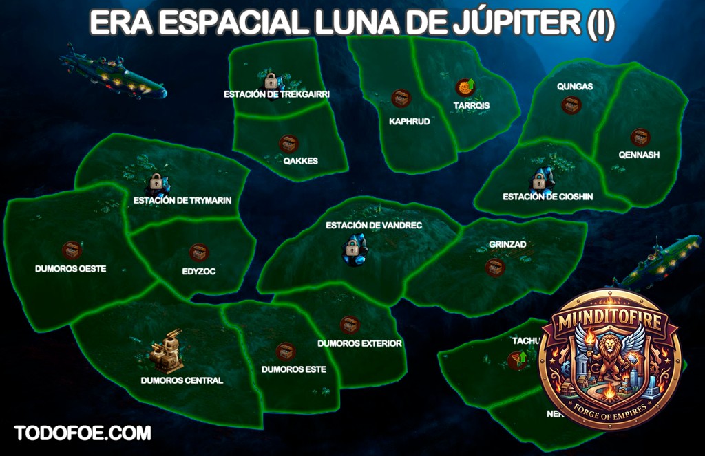 Mapa de Campaña Era Espacial Luna de Júpiter (I)
