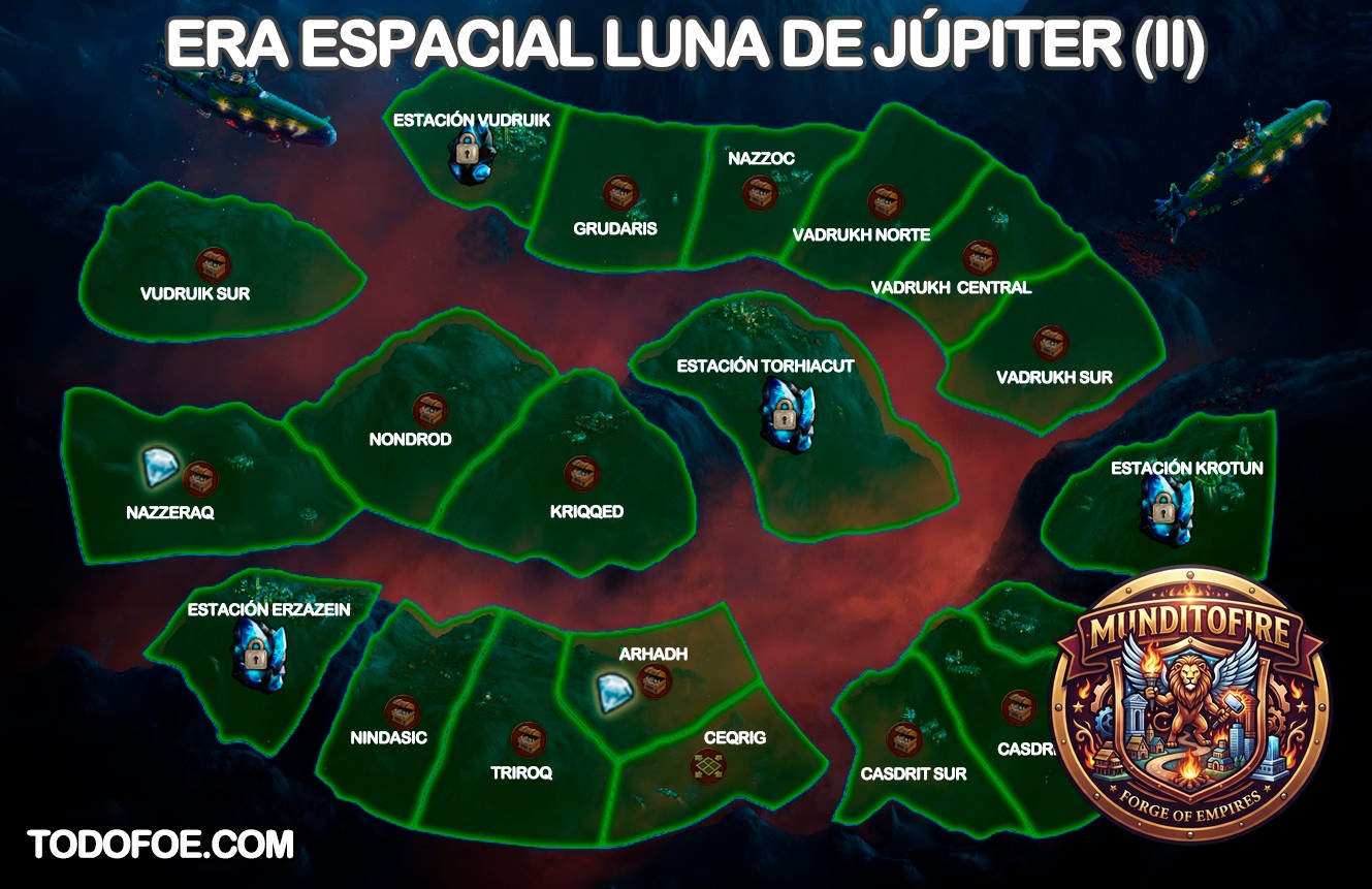 Mapa de Campaña Era Espacial Luna de Júpiter (II)