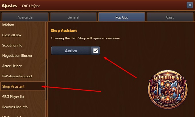 Pop Ups foe helper