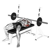 barbell close-grip bench press (barbell)