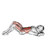 Animación de abdominales clásicos (sit-up)